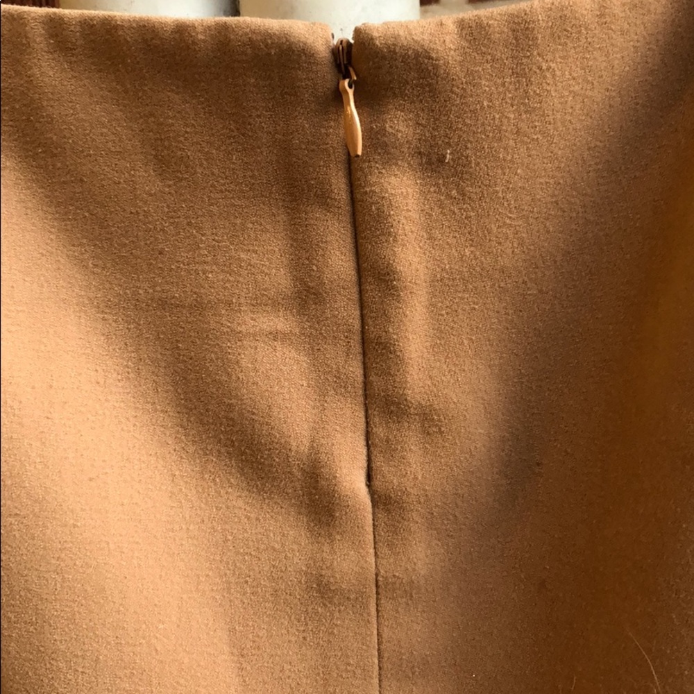 CUTE CAMEL COLORED RUFFLE MINI SKIRT!!!! - Picture 5 of 6